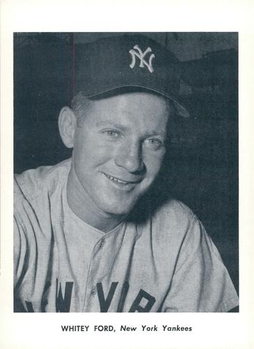 1962 Jay Publishing New York Yankees 5x7 Photos (Font Variation) #NNO Whitey Ford Front