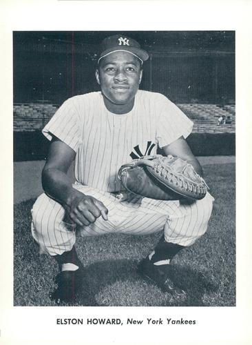 1962 Jay Publishing New York Yankees 5x7 Photos (Font Variation) #NNO Elston Howard Front