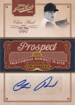 2011 Panini Prime Cuts - Prospect Signatures Gold #CR Chris Reed Front