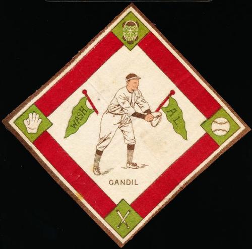 1914 B18 Blankets #NNO Chick Gandil Front