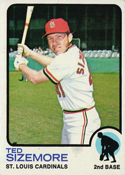 1973 Topps #128 Ted Sizemore Front