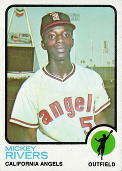 1973 Topps #597 Mickey Rivers Front