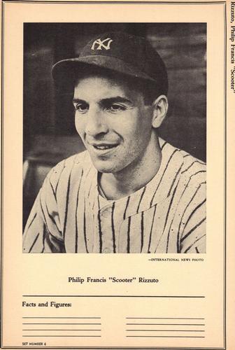 1946-49 Sports Exchange (W603) #6-5 Phil Rizzuto Front