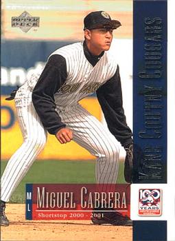 2001 Upper Deck Minors Centennial #77 Miguel Cabrera Front