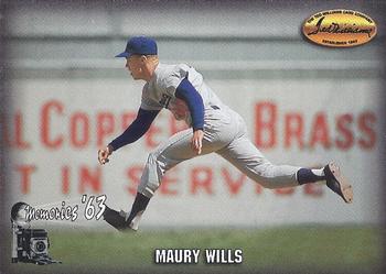1993 Ted Williams - Memories #M9 Maury Wills Front