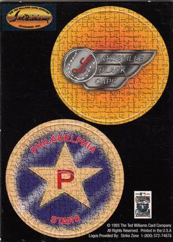 1993 Ted Williams - Pog Cards #NNO Louisville Black Caps / Philadelphia Stars Front