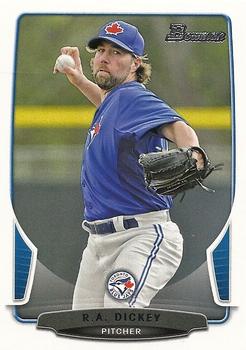 2013 Bowman #165 R.A. Dickey Front