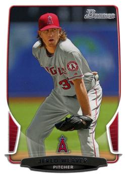 2013 Bowman #9 Jered Weaver Front