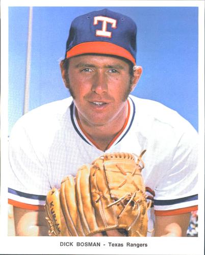 1972 Texas Rangers Color Picture Pack #NNO Dick Bosman Front