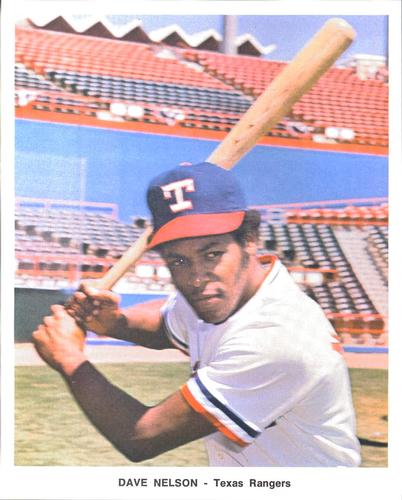 1972 Texas Rangers Color Picture Pack #NNO Dave Nelson Front