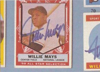 1984 Galasso Willie Mays #70 Willie Mays Back