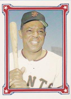 1984 Galasso Willie Mays #75 Willie Mays Front