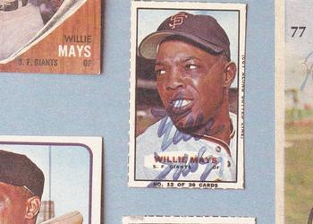 1984 Galasso Willie Mays #77 Willie Mays Back