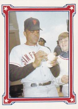 1984 Galasso Willie Mays #84 Willie Mays Front