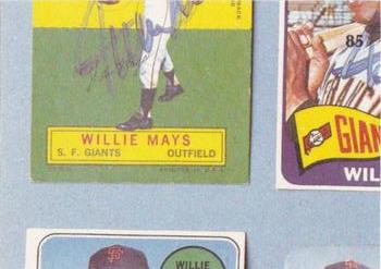 1984 Galasso Willie Mays #85 Willie Mays Back