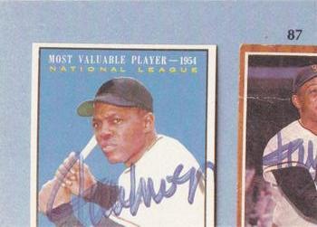 1984 Galasso Willie Mays #87 Willie Mays Back