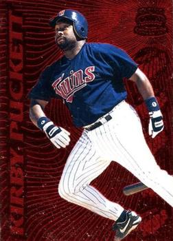 1996 Pacific Prism - Red Hot Stars #RH-9 Kirby Puckett Front