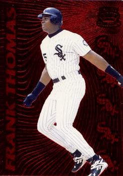 1996 Pacific Prism - Red Hot Stars #RH-10 Frank Thomas Front