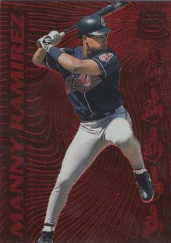 1996 Pacific Prism - Red Hot Stars #RH-14 Manny Ramirez Front