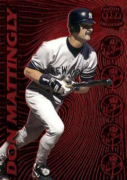 1996 Pacific Prism - Red Hot Stars #RH-18 Don Mattingly Front