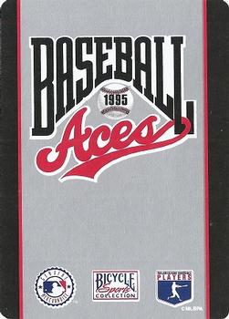1995 Bicycle Aces Playing Cards #K♣ Ken Griffey Jr. Back