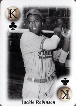 2000 U.S. Playing Card Co. All Century Team #K♣ Jackie Robinson Front