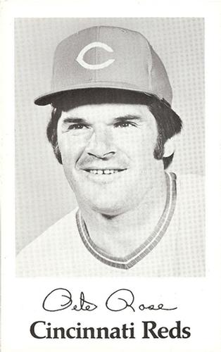 1975 Cincinnati Reds Photocards #NNO Pete Rose Front