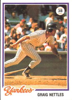 1978 Topps Burger King New York Yankees #14 Graig Nettles Front