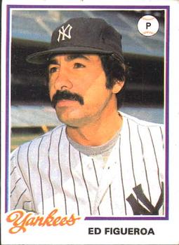 1978 Topps Burger King New York Yankees #5 Ed Figueroa Front