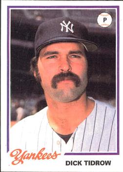 1978 Topps Burger King New York Yankees #6 Dick Tidrow Front