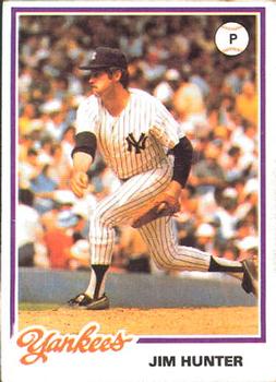 1978 Topps Burger King New York Yankees #7 Jim Hunter Front