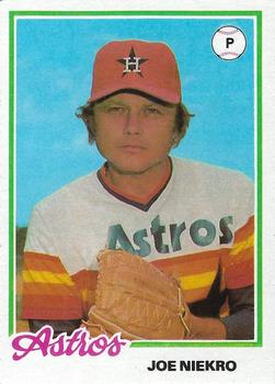 1978 Topps Burger King Houston Astros #5 Joe Niekro Front