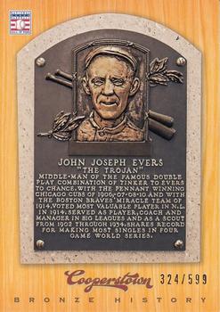 2012 Panini Cooperstown - Bronze History #30 Johnny Evers Front