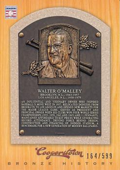 2012 Panini Cooperstown - Bronze History #64 Walter O'Malley Front