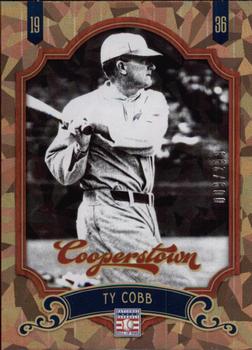2012 Panini Cooperstown - Crystal Collection #1 Ty Cobb Front