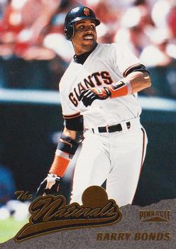 1996 Pinnacle #148 Barry Bonds Front