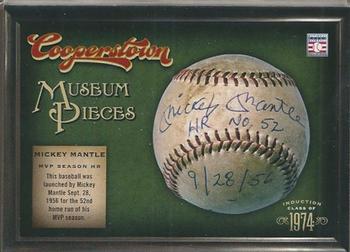 2012 Panini Cooperstown - Museum Pieces #17 Mickey Mantle Front