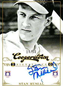2012 Panini Cooperstown - Signatures #HOF-SM Stan Musial Front