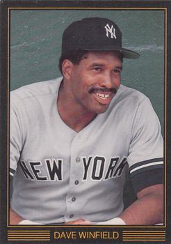 1989 Pacific Cards & Comics Orange Border (unlicensed) #4 Dave Winfield Front