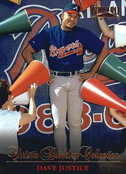 1996 Pinnacle - Christie Brinkley Collection #3 Dave Justice Front