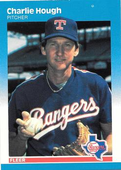 1987 Fleer - Glossy #127 Charlie Hough Front