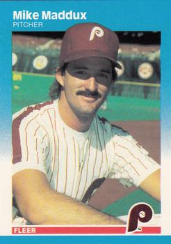 1987 Fleer - Glossy #179 Mike Maddux Front