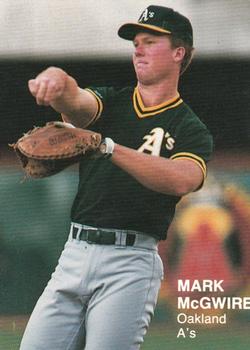 1987 Rookies (Cartoon Back, unlicensed) #1 Mark McGwire Front