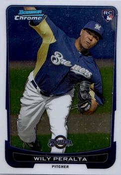 2012 Bowman Draft Picks & Prospects - Chrome #48 Wily Peralta Front