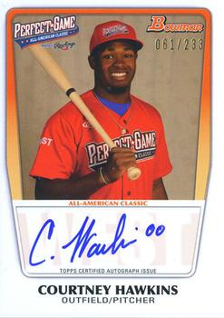 2012 Bowman Draft Picks & Prospects - Perfect Game All-American Classic Autographs #AAC-CHA Courtney Hawkins Front