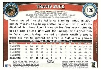 2011 Topps - Black Border #426 Travis Buck Back