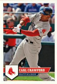 2011 Topps Stickers #10 Carl Crawford Front