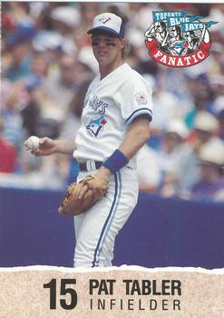 1992 Toronto Blue Jays Fire Safety #NNO Pat Tabler Front