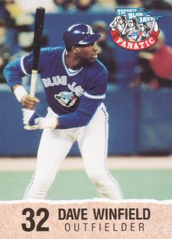 1992 Toronto Blue Jays Fire Safety #NNO Dave Winfield Front