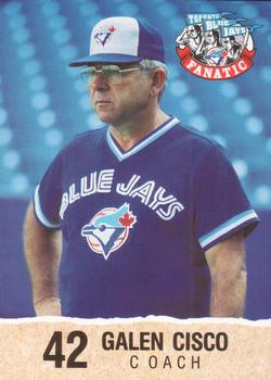 1992 Toronto Blue Jays Fire Safety #NNO Galen Cisco Front
